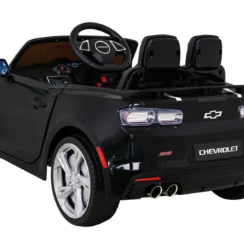 Chevrolet Camaro 2ss Na Baterije Crni + Daljinski Upravljač + Eva Kotači + Spori Start + Svjetlosni Zvukovi, Crna 6