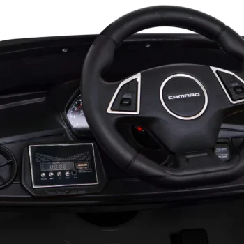 Chevrolet Camaro 2ss Na Baterije Crni + Daljinski Upravljač + Eva Kotači + Spori Start + Svjetlosni Zvukovi, Crna 8