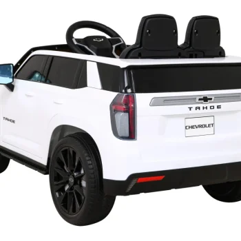Chevrolet Tahoe Električni Automobil Za Djecu Bijeli + Daljinski Upravljač + Eva + Mp3, Bijela 5