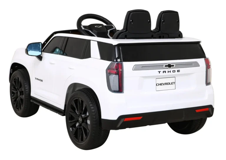 Chevrolet Tahoe Električni Automobil Za Djecu Bijeli + Daljinski Upravljač + Eva + Mp3, Bijela 5