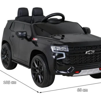 Chevrolet Tahoe Električni Automobil Za Djecu Crni + Daljinski Upravljač + Eva + Mp3 Radio + Led, Crna 2