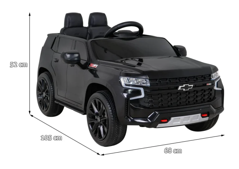 Chevrolet Tahoe Električni Automobil Za Djecu Crni + Daljinski Upravljač + Eva + Mp3 Radio + Led, Crna 2