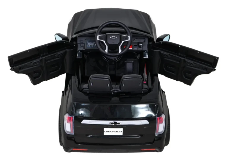 Chevrolet Tahoe Električni Automobil Za Djecu Crni + Daljinski Upravljač + Eva + Mp3 Radio + Led, Crna 7