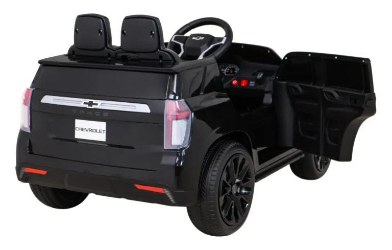 Chevrolet Tahoe Električni Automobil Za Djecu Crni + Daljinski Upravljač + Eva + Mp3 Radio + Led, Crna 9
