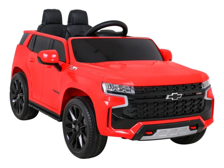 Chevrolet Tahoe Električni Automobil Za Djecu Crveni + Daljinski Upravljač + Eva + Mp3, Crvena 10