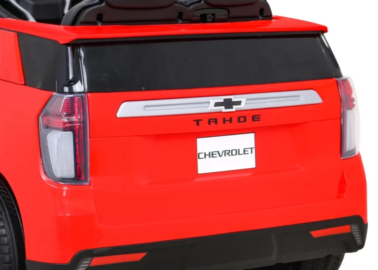 Chevrolet Tahoe Električni Automobil Za Djecu Crveni + Daljinski Upravljač + Eva + Mp3, Crvena 13