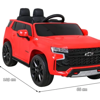 Chevrolet Tahoe Električni Automobil Za Djecu Crveni + Daljinski Upravljač + Eva + Mp3, Crvena 2