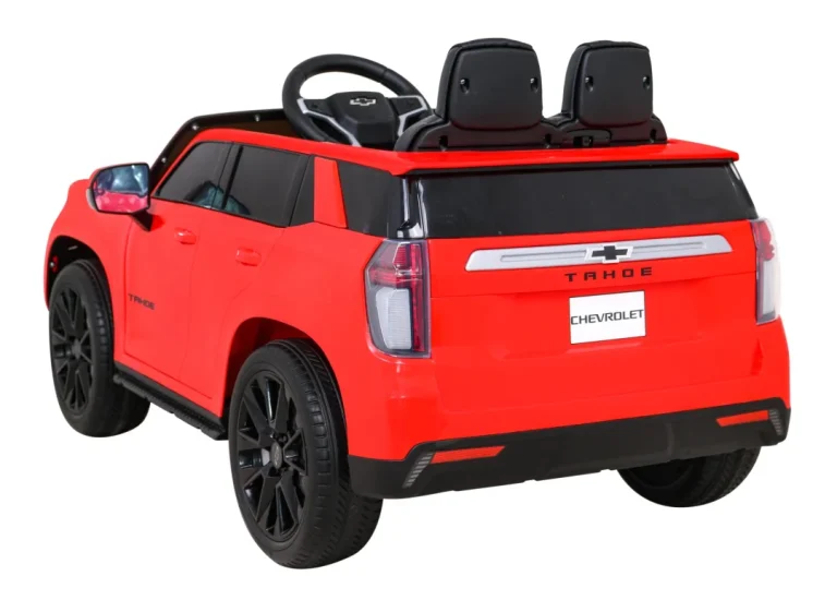 Chevrolet Tahoe Električni Automobil Za Djecu Crveni + Daljinski Upravljač + Eva + Mp3, Crvena 5
