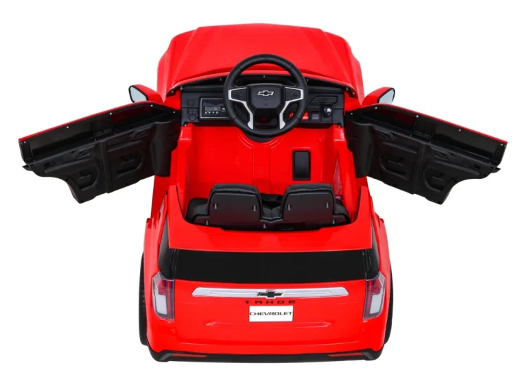 Chevrolet Tahoe Električni Automobil Za Djecu Crveni + Daljinski Upravljač + Eva + Mp3, Crvena 7