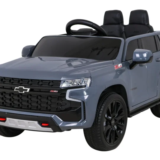 Chevrolet Tahoe Električni Automobil Za Djecu Sivi + Daljinski Upravljač + Eva + Mp3 Radio + Led, Crna 1