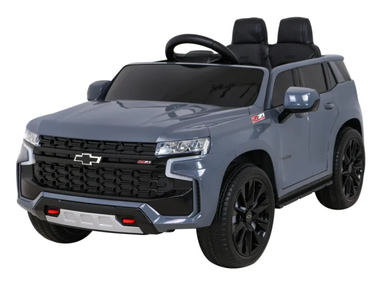 Chevrolet Tahoe Električni Automobil Za Djecu Sivi + Daljinski Upravljač + Eva + Mp3 Radio + Led, Crna 1