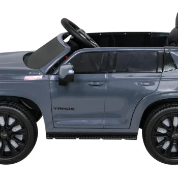 Chevrolet Tahoe Električni Automobil Za Djecu Sivi + Daljinski Upravljač + Eva + Mp3 Radio + Led, Crna 4