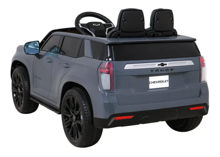 Chevrolet Tahoe Električni Automobil Za Djecu Sivi + Daljinski Upravljač + Eva + Mp3 Radio + Led, Crna 5
