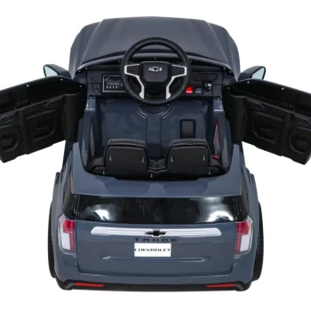 Chevrolet Tahoe Električni Automobil Za Djecu Sivi + Daljinski Upravljač + Eva + Mp3 Radio + Led, Crna 7