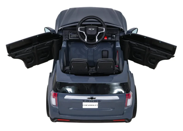 Chevrolet Tahoe Električni Automobil Za Djecu Sivi + Daljinski Upravljač + Eva + Mp3 Radio + Led, Crna 7
