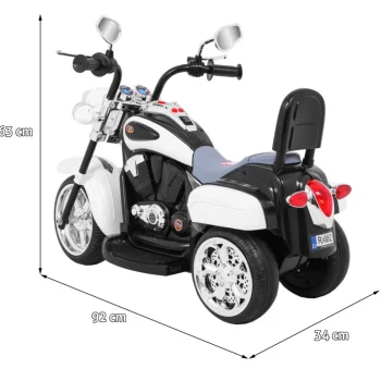 Chopper Nightbike Bijela Motor Na Akumulator 2