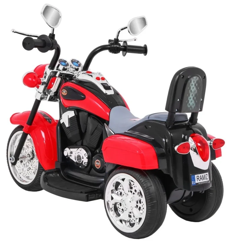 Chopper Nightbike Motocikl Na Akumulator, Crveni Motor Na Akumulator 6