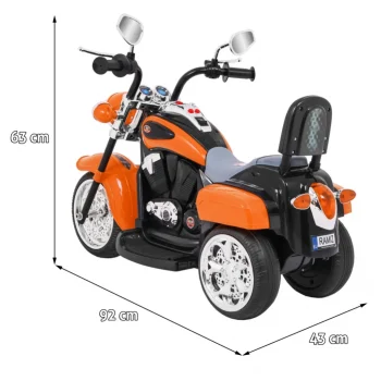 Chopper Nightbike Na Akumulator, Narančasti Motor Na Akumulator 2