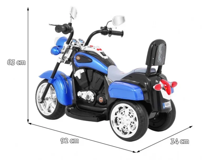 Chopper Nightbike Na Akumulator, Plavi Motor Na Akumulator 2