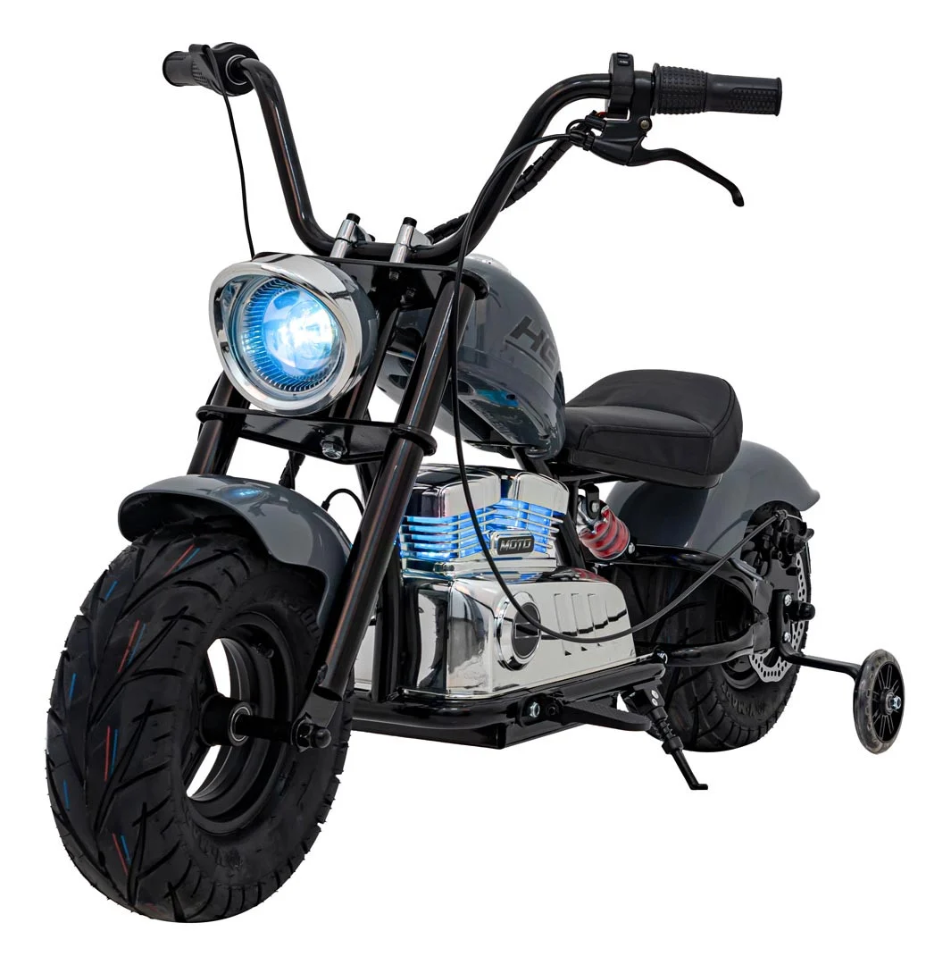 Chopper Warrior Motocikl Siva Motor Na Akumulator 1