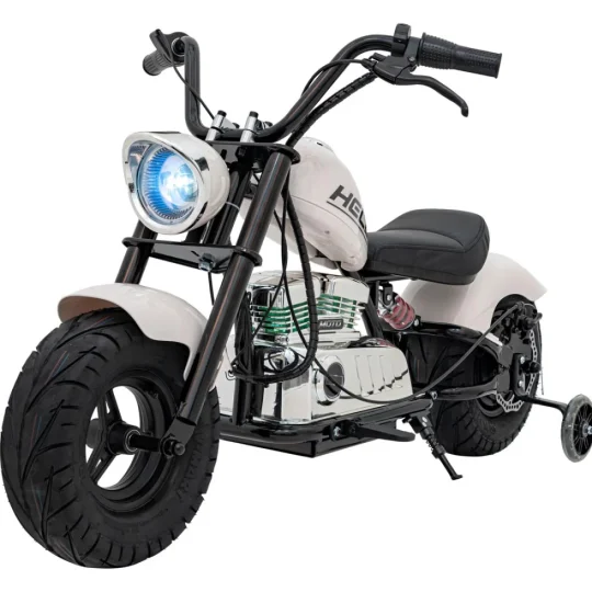 Chopper Warrior Motocikl Vozilo Bijela Boja Motor Na Akumulator 1