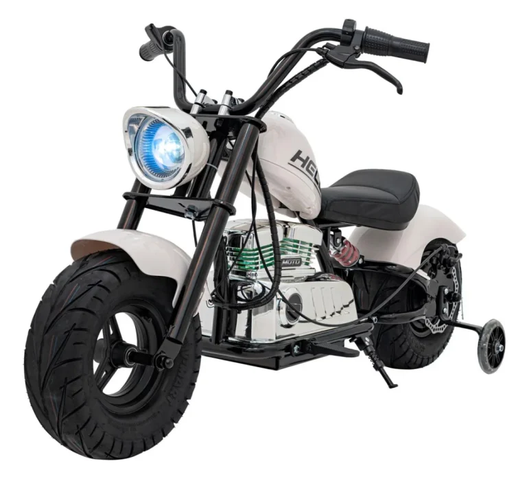 Chopper Warrior Motocikl Vozilo Bijela Boja Motor Na Akumulator 1