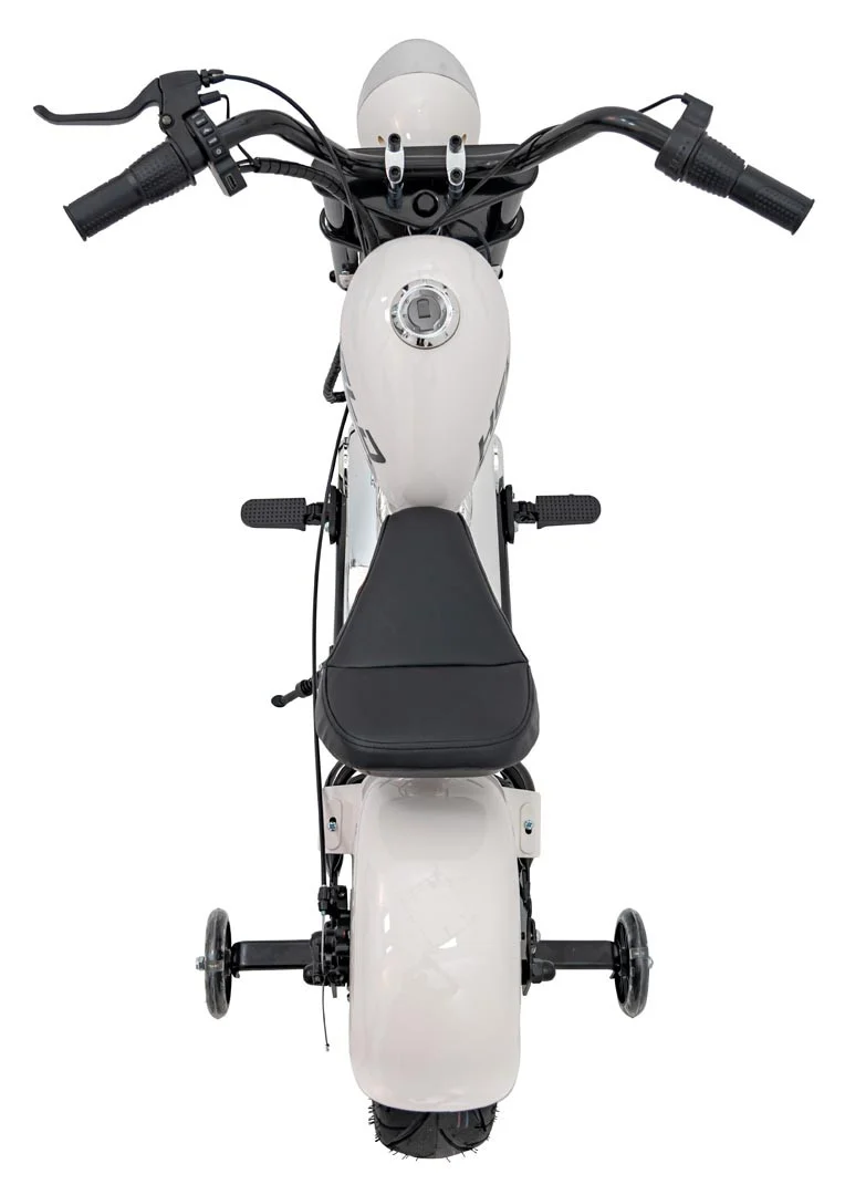 Chopper Warrior Motocikl Vozilo Bijela Boja Motor Na Akumulator 10