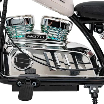 Chopper Warrior Motocikl Vozilo Bijela Boja Motor Na Akumulator 11