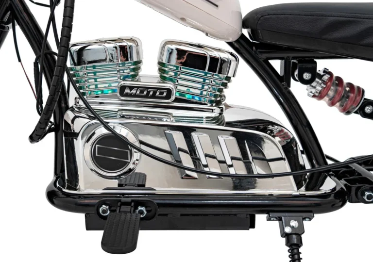 Chopper Warrior Motocikl Vozilo Bijela Boja Motor Na Akumulator 11