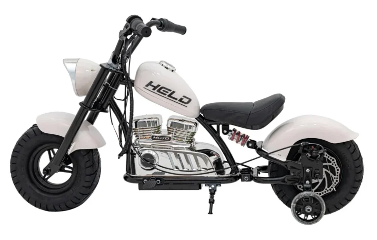 Chopper Warrior Motocikl Vozilo Bijela Boja Motor Na Akumulator 6