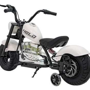 Chopper Warrior Motocikl Vozilo Bijela Boja Motor Na Akumulator 7