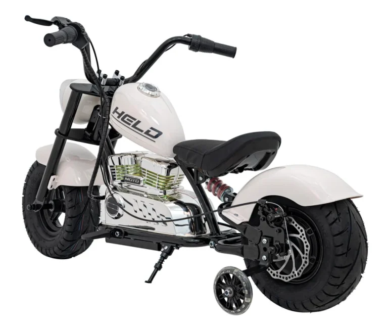 Chopper Warrior Motocikl Vozilo Bijela Boja Motor Na Akumulator 7