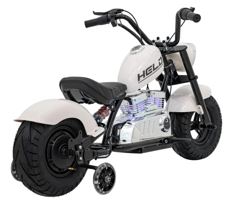 Chopper Warrior Motocikl Vozilo Bijela Boja Motor Na Akumulator 9