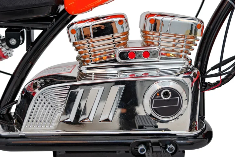 Chopper Warrior Narančasti Motocikl Motor Na Akumulator 18