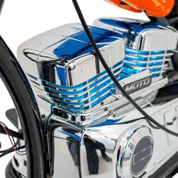 Chopper Warrior Narančasti Motocikl Motor Na Akumulator 19