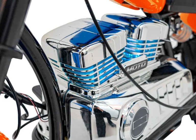 Chopper Warrior Narančasti Motocikl Motor Na Akumulator 19