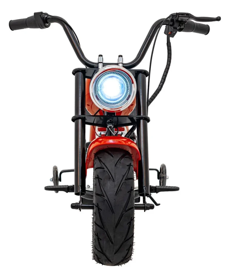 Chopper Warrior Narančasti Motocikl Motor Na Akumulator 4