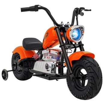 Chopper Warrior Narančasti Motocikl Motor Na Akumulator 5