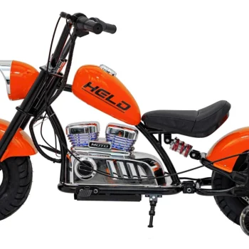 Chopper Warrior Narančasti Motocikl Motor Na Akumulator 6