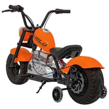 Chopper Warrior Narančasti Motocikl Motor Na Akumulator 7