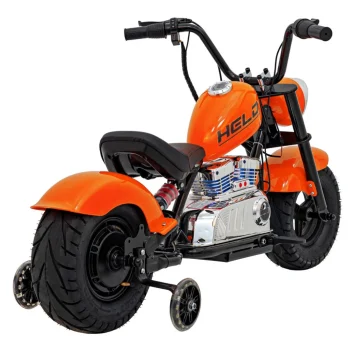 Chopper Warrior Narančasti Motocikl Motor Na Akumulator 9