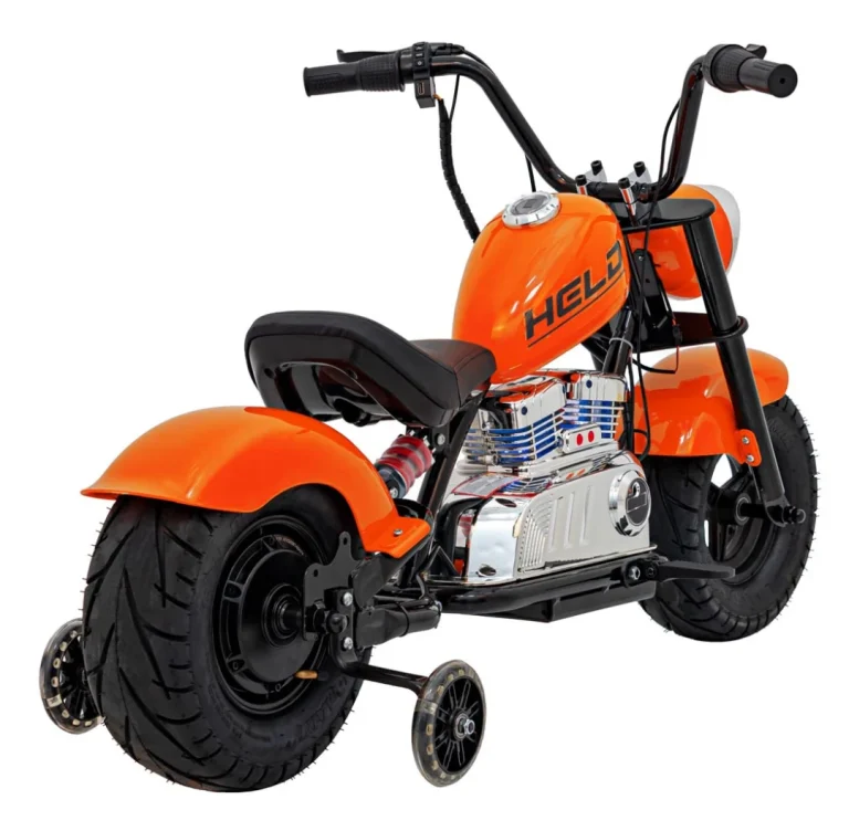 Chopper Warrior Narančasti Motocikl Motor Na Akumulator 9