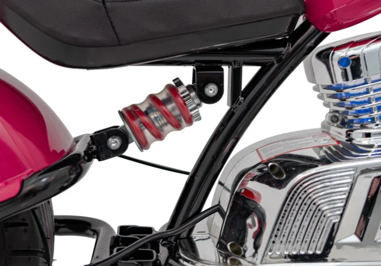 Chopper Warrior Ružičasto Motociklističko Vozilo Motor Na Akumulator 11