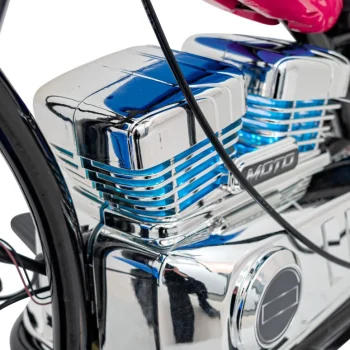 Chopper Warrior Ružičasto Motociklističko Vozilo Motor Na Akumulator 13