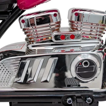 Chopper Warrior Ružičasto Motociklističko Vozilo Motor Na Akumulator 19