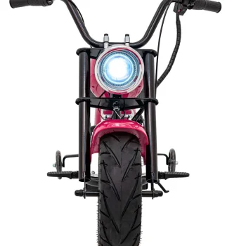 Chopper Warrior Ružičasto Motociklističko Vozilo Motor Na Akumulator 4