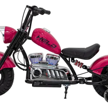 Chopper Warrior Ružičasto Motociklističko Vozilo Motor Na Akumulator 6