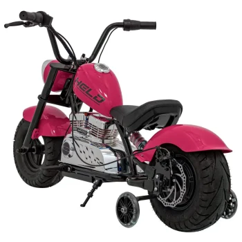 Chopper Warrior Ružičasto Motociklističko Vozilo Motor Na Akumulator 7