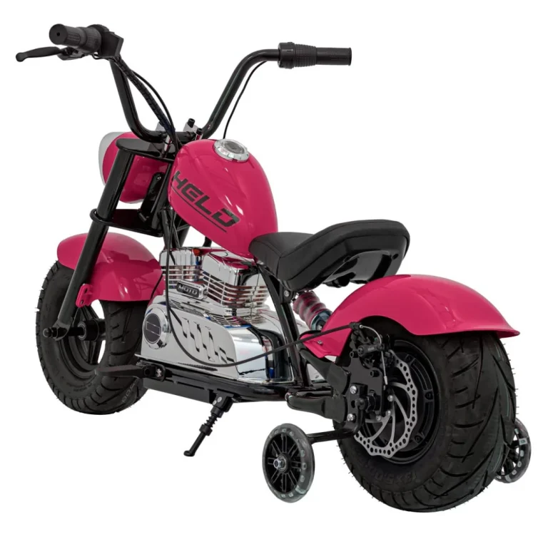 Chopper Warrior Ružičasto Motociklističko Vozilo Motor Na Akumulator 7