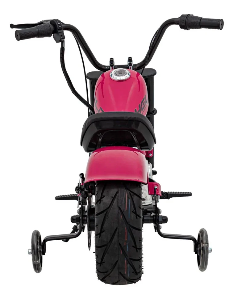 Chopper Warrior Ružičasto Motociklističko Vozilo Motor Na Akumulator 8